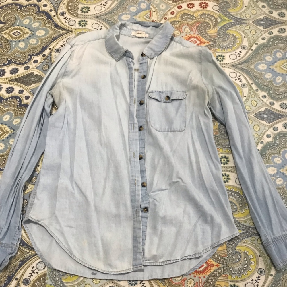 Faded button up shirt
